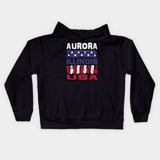 Aurora Illinois USA T-Shirt Kids Hoodie